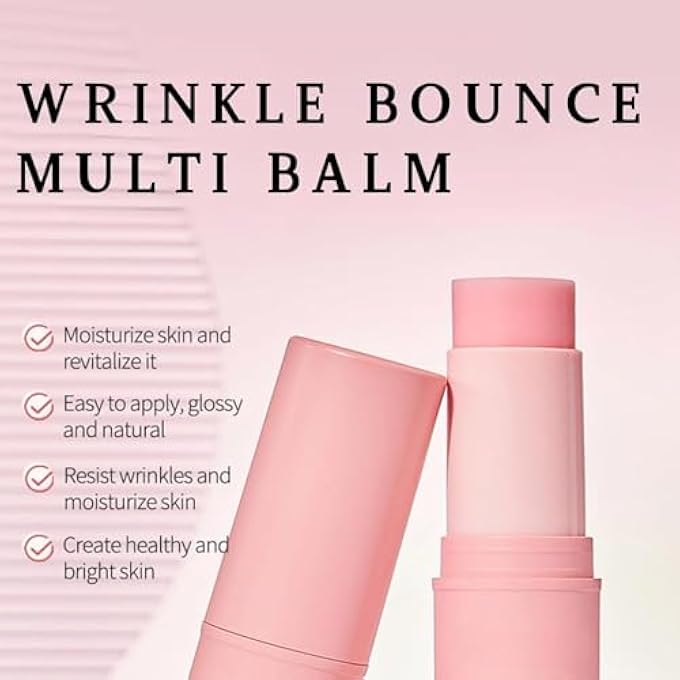 rayihni 2PCS KOREAN COLLAGEN LIP BALM STICK, HYDRATING & ANTI-WRINKLE, FACE & LIP MOISTURIZER - Image 2